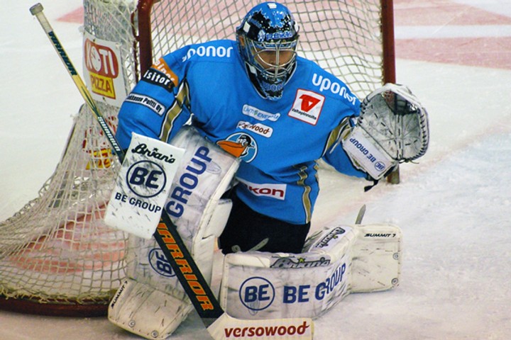Fínsky brankár Nikkilä na try-out  v HK Poprad